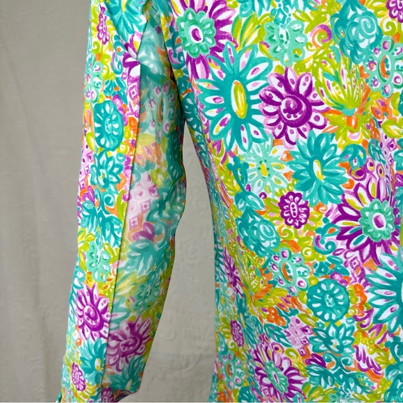 IBKÜL Lilli Mock Neck Long Sleeve UPF 50+ Cooling Quarter Zip Sun Shirt - Picture 7 of 16